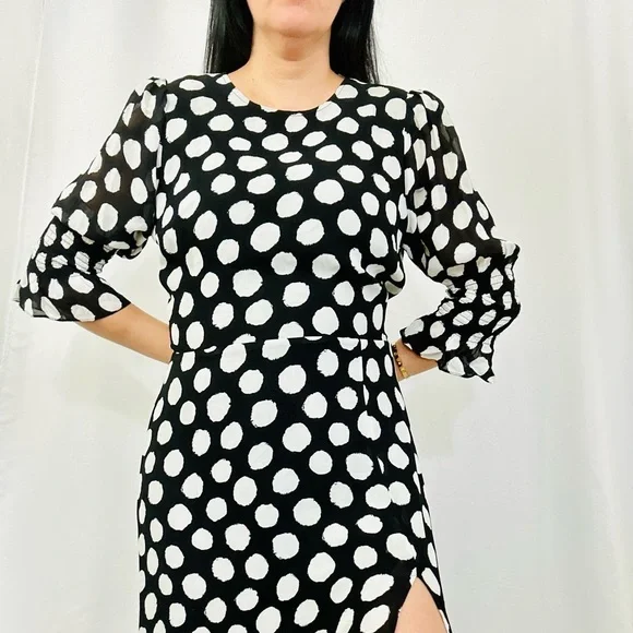 Reformation Carolena Luna Polka Dot Maxi Dress - Picture 4 of 14